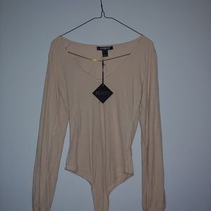 Cream/Tan Bodysuit